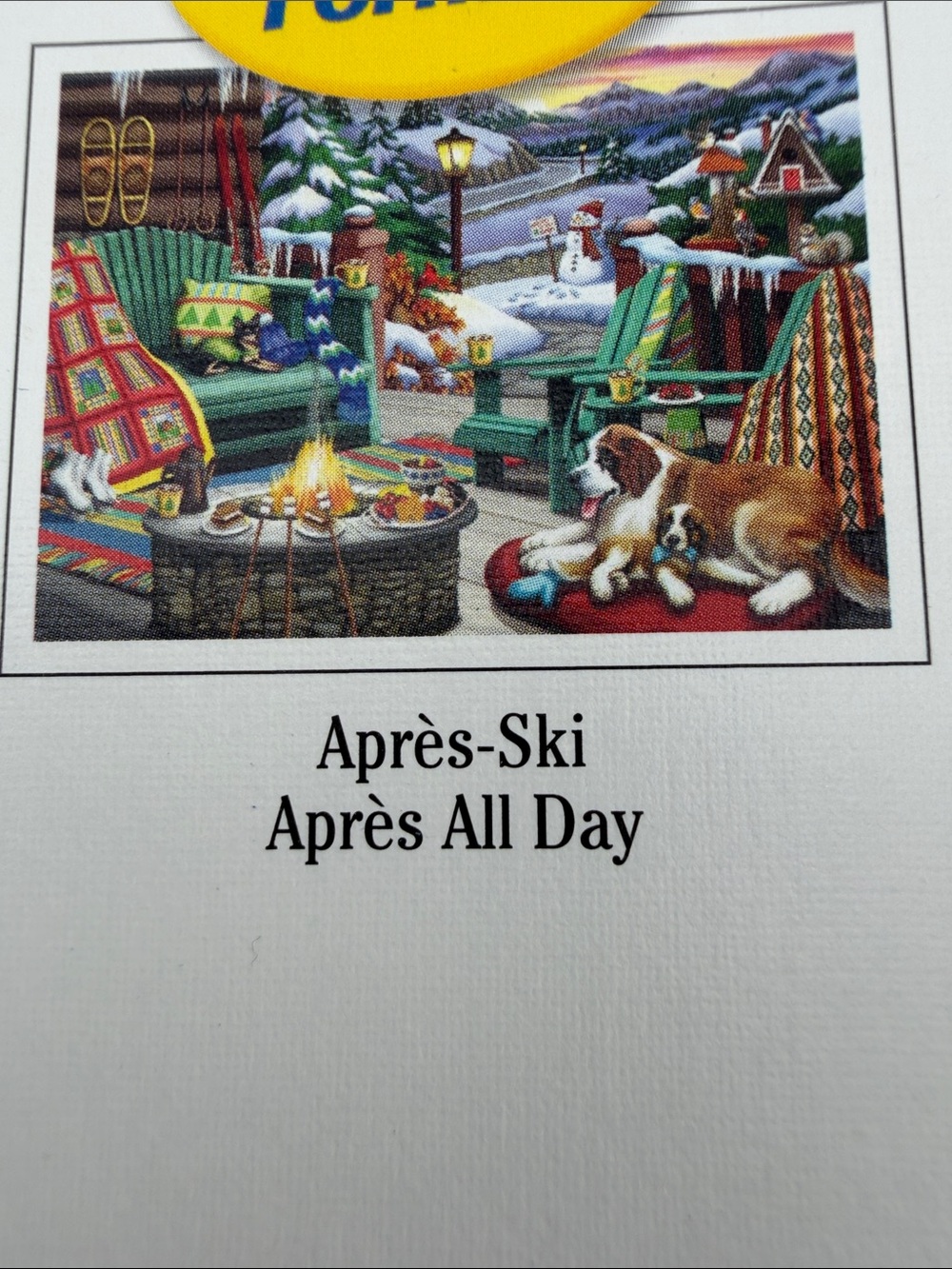 Ravensburger 500-Piece Winter Cabin Puzzle - Picture 5 of 5